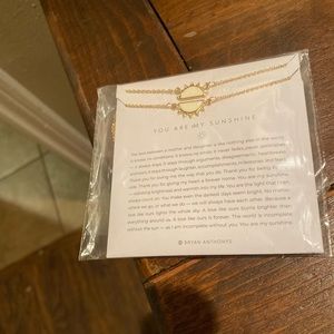 Brian Anthony “You are my sunshine” necklace. In 14K gold.